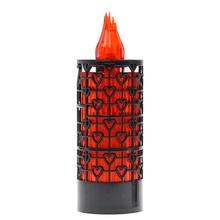 SVET.LED AŽUR SRDCE 15cm black+red/5/23/SLC-BAT - Diodové | FLORASYSTEM