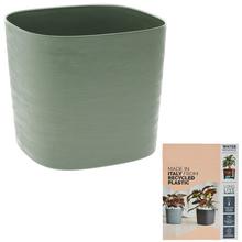 OBAL CAPRI 24 FOREST 24XV21CM/7L - Štvorcový dizajnový | FLORASYSTEM