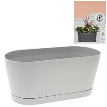 HRANTÍK VEGA FOG GREY 40X19XV18CM/8L - s miskou | FLORASYSTEM
