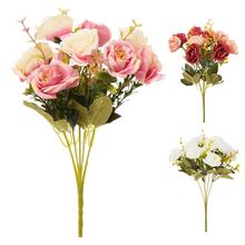 KYTICA RUŽA, ZELEŇ MIX/3F 27CM - Růže kytice | FLORASYSTEM
