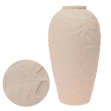 VÁZA KERAMIKA 17x17x33CM BÉŽOVÁ - FLORASYSTEM