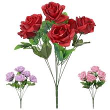 AKCIA! KYTICA RUŽA MIX 3F 47CM - Růže kytice | FLORASYSTEM