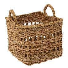 Kôš s ušami veľký tráva morská 34x34x26/34 cm//CON-2740/v - Prádelní koše | FLORASYSTEM