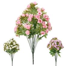 KYTICA RUŽIČKY ŠÍPOVÉ, ZELEŇ MIX/3F 55CM - Růže kytice | FLORASYSTEM