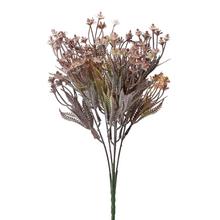 ZELEŇ DROB.KVIETKY KREM. FIALOVÁ 30CM - Zápich růžový, fialový | FLORASYSTEM