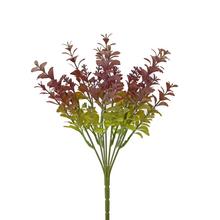 ZELEŇ DROB. LÍSTKY, ZELENO- FIALOVÁ 32CM - FLORASYSTEM