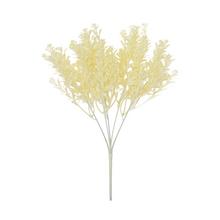 ZELEŇ TRÁVY KRÉMOVÁ 33CM - Zápich bílý / žlutý | FLORASYSTEM