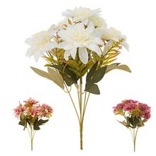 KYTICA DALIA, ZELEŇ MIX/3F 34CM - Gerbera, jiřina | FLORASYSTEM