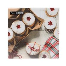 207505 SERVÍTKY vian pečivo 33x33CM/207505 - Ubrousky vánoční | FLORASYSTEM