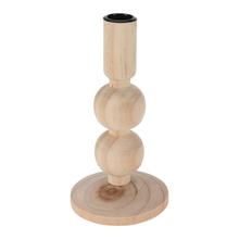 SVIETNIK drevo na konic sviečku 17CM//ASH514310 - Svietniky | FLORASYSTEM