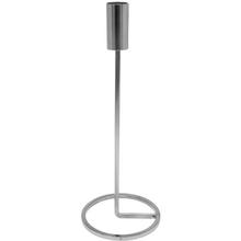 SVIETNIK na kónickú svieč. 25CM strieb.//A67101420 - Kovové svietniky | FLORASYSTEM