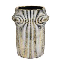 SUPER CENA OBAL váza CEMENT PORT/BORDO pr.16,5 x V22cm - Cement | FLORASYSTEM