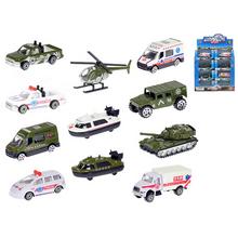 Vozidlá vojenské/ambulancia, 7-8cm - Autíčka, motorky, vlaky, letadla | FLORASYSTEM