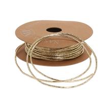 ŠNÚRKA stuha vian zlatá 0,2cm/10m 4433 - FLORASYSTEM