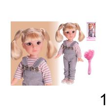 Bábika s tvrdým telíčkom, 30 cm vysoká, s rôznymi oblečeniami.