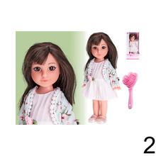 Bábika s tvrdým telíčkom, 30 cm vysoká, s rôznymi oblečeniami.