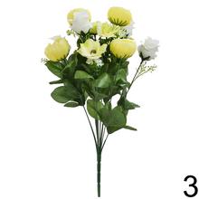 Kytica umelých kvetov s ružami a anemónami v mixe farieb.