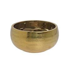 MISA KERAMIKA 15x15x10CM ZLATÁ - Obal metal | FLORASYSTEM