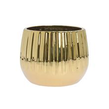 OBAL KERAMIKA 19x15CM ZLATÝ - FLORASYSTEM