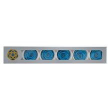 Ruža preparovaná AQUAMARINE 6,5cm/ - Růže | FLORASYSTEM