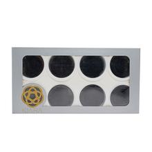 Ruža preparovaná 5cm BLACK BEAUTY /ks - bal. 8 ks - FLORASYSTEM