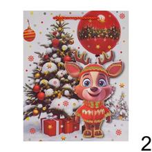 Darčeková taška s vianočnými motívmi a glitrom.