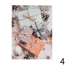 Darčeková taška s vianočným motívom a glitrami.