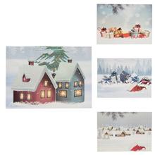 Darčeková taška s vianočným motívom a glitrami.