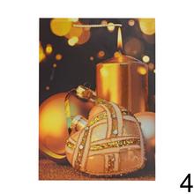 Vianočná darčeková taška veľkosti L s rôznymi motívmi.