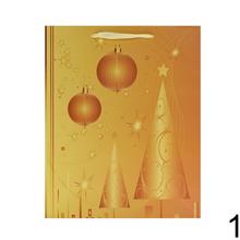 Darčeková taška na Vianoce s dekoráciou.