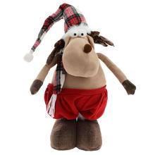 Textilný sob v nohaviciach, červený, 130 cm.