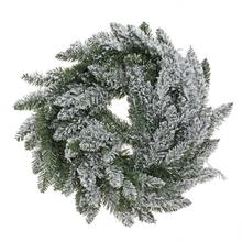 Hrubá okrúhla girlanda osnežená 2m.