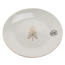 TANIER porcelán V2/pr.19cm biela so stromovým vzorom so zlatým okrajom - Šálky vánoční | FLORASYSTEM