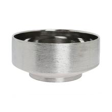 MISA KERAMIKA 24x24x13,5CM STRIEBORNÝ - Obal metal | FLORASYSTEM