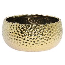 MISA KERAMIKA 11x25,5CM ZLATÁ - Obal metal | FLORASYSTEM