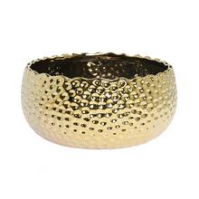 MISA KERAMIKA 22x9,5CM ZLATÁ - Obal metal | FLORASYSTEM