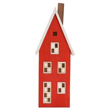 DOMČEK ČER-BIE DREVO LED 29x11x7.5CM - Domek | FLORASYSTEM