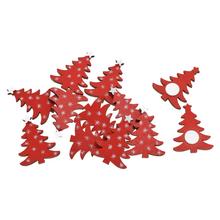 STROMČEK ČERVENÝ LEPIACI, DREVO, S/12 3*4CM - Stromek | FLORASYSTEM