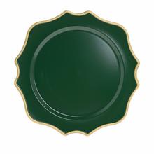 TANIER ZELENO/ZLATÝ PLAST 33CM - Tácky a podložky | FLORASYSTEM