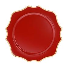 TANIER ČERV./ZL PLAST 33CM - Tácky a podložky | FLORASYSTEM