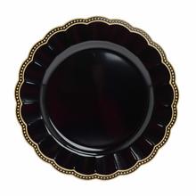 TANIER ČIERNY ZL.LEM 33CM - Tácky a podložky | FLORASYSTEM