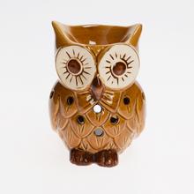 AROMALAMPA SOVA PORCELÁN 8x7x12CM HNEDÁ - Aromalampy | FLORASYSTEM