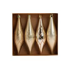 GULE RAKETA PLAST ZLA/SIV/BL.ZLA S/4 14CM - Plastové vzorované | FLORASYSTEM