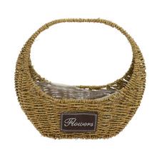 440FL/S OBAL KOŠÍK L PRÚTIE 37x36CM - Proutené obaly | FLORASYSTEM