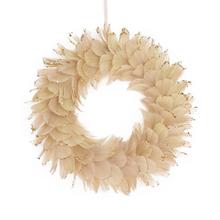 VENIEC PERIE ŠAMPAŇ 28*28*8,5CM - Peří | FLORASYSTEM