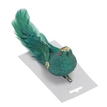 VTÁČIK ZELENÝ NA ŠTIPCI 19*5,5*7CM - Klipy a kolíčky | FLORASYSTEM