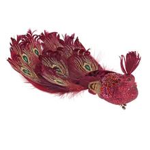 PÁV BORDOVÝ NA ŠTIPCI 25*14*9CM - Klipy a kolíčky | FLORASYSTEM