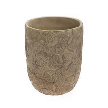 OBAL KVETY KERAMIKA 17*17*20.8 BÉŽOVÝ - Cement | FLORASYSTEM