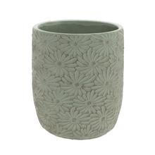 OBAL MARGARÉTA KERAMIKA 17*17*20.8 MENTOL - Cement | FLORASYSTEM