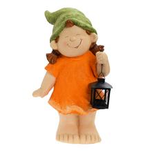 DIEVČA S LAMPÁŠOM 29*22*45cmH - Postavičky | FLORASYSTEM